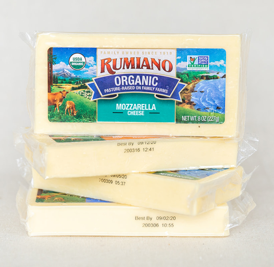 Organic Mozzarella Cheese | Rumiano