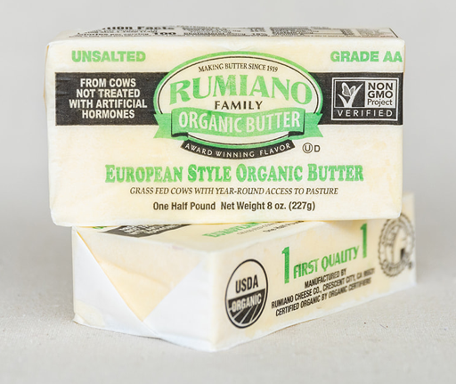 Organic Grass Fed Butter | Rumiano 